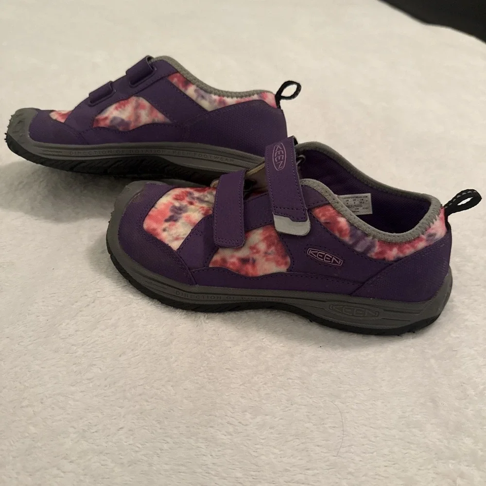 Keen Speed Hound Water Hike Shoes Youth Size 4 Girls Pink Purple Rubber Sole